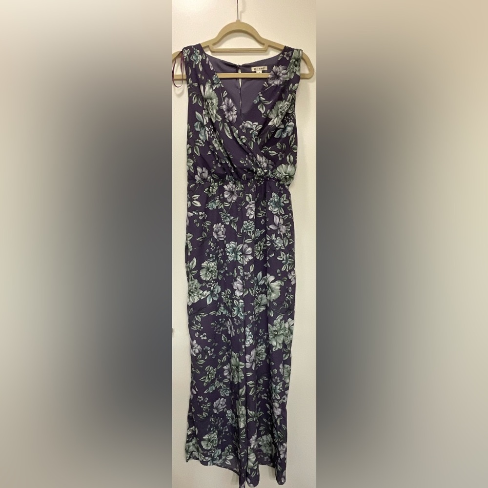 NWT Purple Francesca’s Miami Jumpsuit